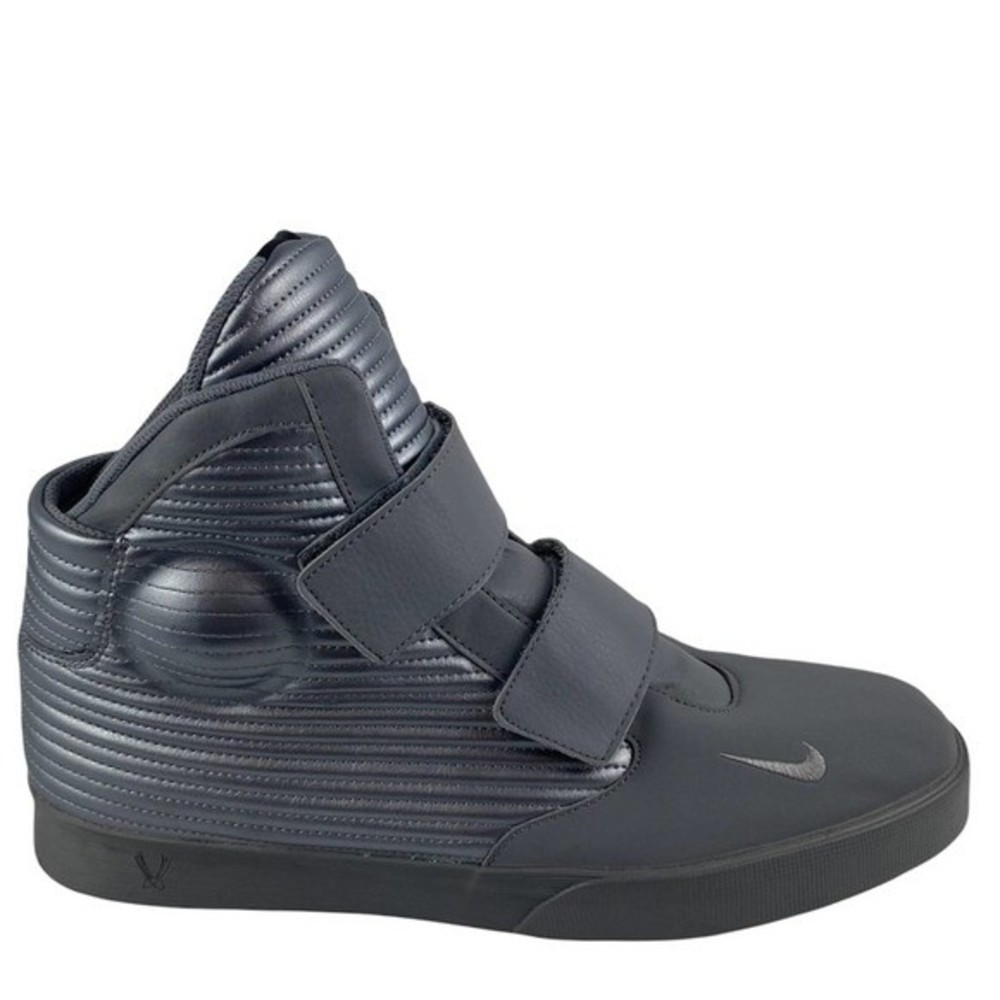 Nike Flysterper 2K3 Men's High Top Sneakers Gray/Metallic Size 13 - 644576-098